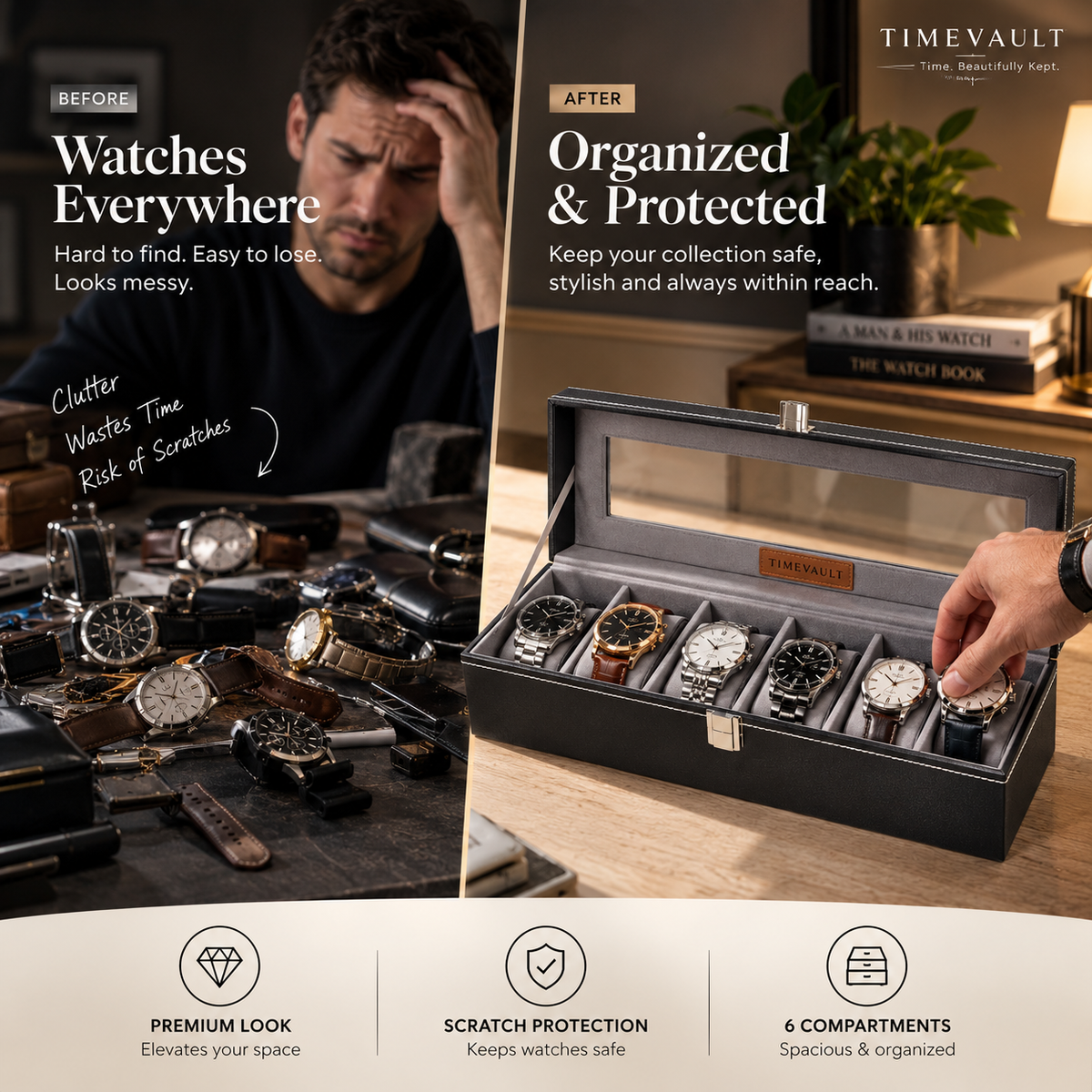 TIMEVAULT -  Your Time. Beautifully Kept.