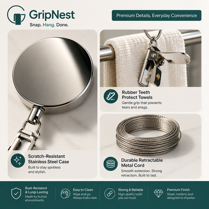 GripNest -  Snap. Hang. Done